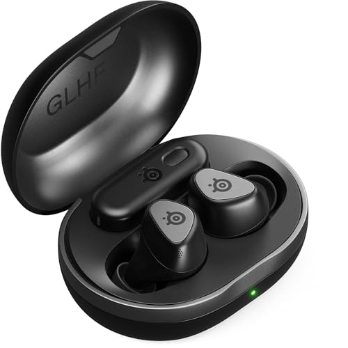 SteelSeries Arctis GameBuds™ Gaming-Headset für PlayStation, kabellos, 2,4 GHz + BT5.3, aktive Geräuschunterdrückung/Transparenz, 40H-Akku, kabelloses Aufladen, PS5, PC, Switch, Handy Bild 2