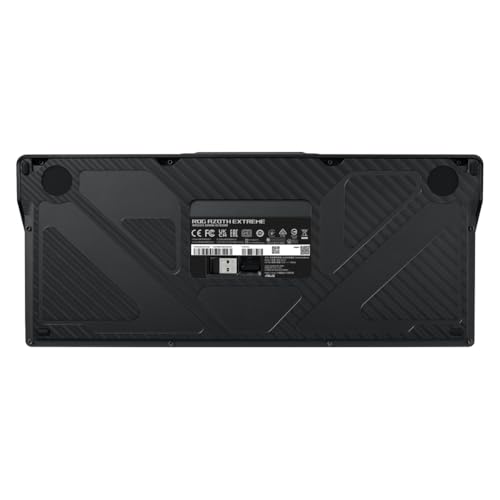 ASUS ROG Azoth Extreme 75% Gaming Tastatur (QWERTZ-Layout, mechanische ROG NX-Switches, OLED-Touchscreen, Dreifach-Steuerungsknopf, kabellos via Bluetooth, 2,4-GHz-RF Wireless, USB, MacOS kompatibel) Bild 7