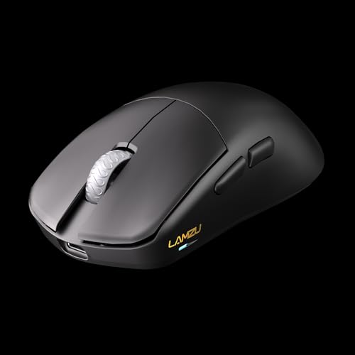 Lamzu MAYA X Kabellose Gaming-Maus, ultraleicht, 47 g, optischer Schalter, max 30000 dpi, symmetrisch, MCU Nordic 52840, staubdichter Encoder, PAW3950-Sensor (größerer Maya) Bild 6