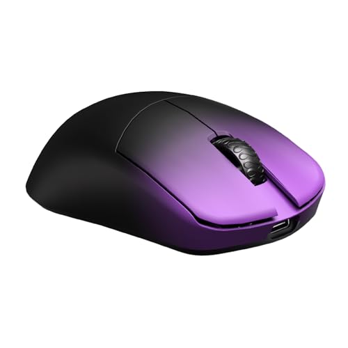 Lamzu MAYA X Kabellose Gaming-Maus, ultraleicht, 47 g, optischer Schalter, max 30000 dpi, symmetrisch, MCU Nordic 52840, staubdichter Encoder, PAW3950-Sensor (größerer Maya) Bild 5