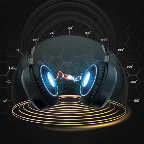 EMPIRE GAMING - Icarus S17 Gaming-Headset für PS5, PS4, Xbox One/Serie, PC, Mac, Smartphones, Tablets, Fernbedienung, HD-Stereo-Sound, Flexibles Mikrofon, Schwarz Bild 7