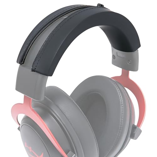 WC BandZ Cloud - Silikon Bügelhülle für HyperX Cloud Series von Wicked Cushions | Mehr Komfort, Stil und Schutz vor Schweiß | Black Bild 1