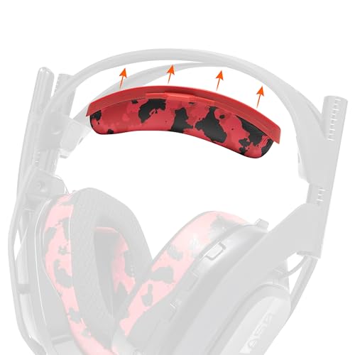 WC BandZ A50 – Verbessertes Kopfbügel-Ersatzset für Astro A50 Gen 4, Gen 5 und A50X von Wicked Cushions | Verbesserter Komfort, Stil und einfache Installation | Red Camo Bild 1