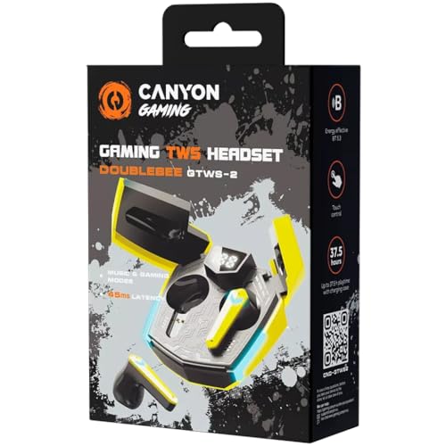 Canyon DoubleBee GTWS-2 In-Ear-Kopfhörer Gelb Bild 7