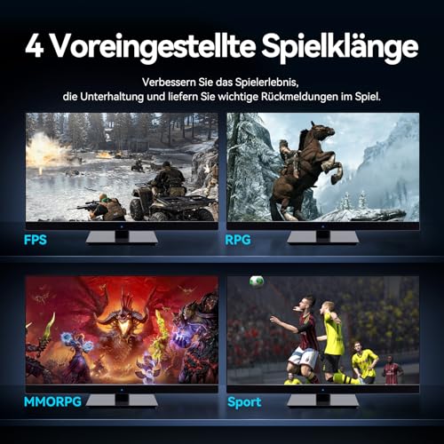 VENTION USB 7.1 Soundkarte Extern Gaming-DAC, 7.1 Virtual Surround Sound, 24bit/192KHz, RGB Light System, Gaming Audio Verstärker Kompatibel mit PS5, PS4, Xbox One, Switch, PC, Headset Bild 5