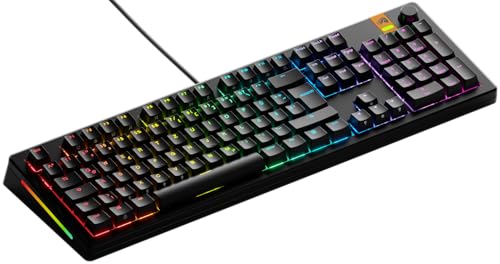 GLORIOUS Gaming GMMK 3 HE Tastatur Rapid Trigger: Hall-Effekt, 8k Abrufrate, MX/HE Schalter, Hot-Swap 100%, Dichtungssystem, Doubleshot PBT Tastenkappen, QWERTZ Deutsch (Schwarz) Bild 1