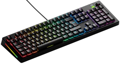 GLORIOUS Gaming GMMK 3 Mechanische Tastatur mit Drehknopf: Full Size 100%, Dichtungssystem, Doubleshot PBT Tastenkappen, Aluminium Platte, Hot-Swap fähig, QWERTZ Deutsch (Schwarz) Bild 1