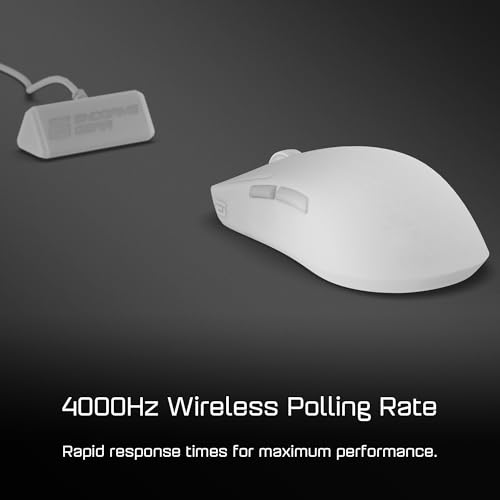 ENDGAME GEAR OP1w 4k Wireless Gaming Maus Dark Frost - 4000Hz Polling Gaming Maus Kabellos | Ausgewählte GX Switches | PixArt PAW3395 Sensor - optische ohne Kabel Bild 5