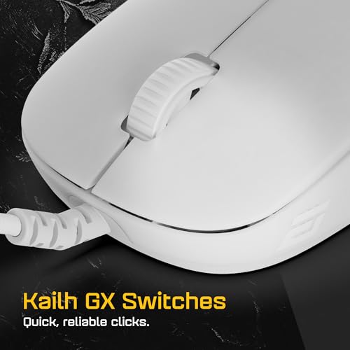 ENDGAME GEAR XM2 8k Gaming Maus, kabelgebunden - White Frost Bild 4