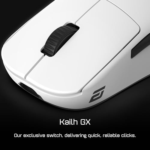 ENDGAME GEAR OP1w 4k Wireless Gaming Maus Weiß - 4000Hz Polling Gaming Maus Kabellos | Ausgewählte GX Switches | PixArt PAW3395 Sensor - optische ohne Kabel Bild 3