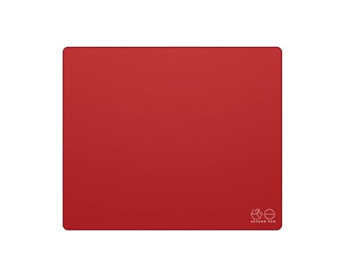 Lethal Gaming Gear Saturn PRO Gaming Mauspad - XL - XSOFT - Rot Rechteckig Schreibtischunterlage, Mousepad für Gaming PC (490 x 420mm) Bild 2