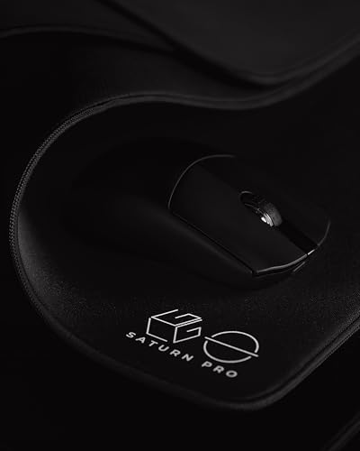 Lethal Gaming Gear Saturn PRO Gaming Mauspad - XL SQ - XSOFT - Schwarz Quadrat Schreibtischunterlage, Mousepad für Gaming PC (500 x 500mm) Bild 3