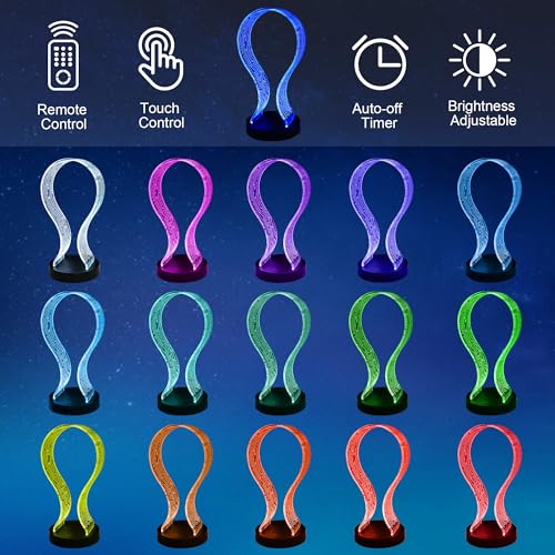 Ammonite Light Up Headphone Stand, 16 Farbe leuchtet Gaming Schreibtisch Accessoire mit 1 USB-Ladeanschluss und 1 Typ-C-Ladeanschlüsse, USB-Power und PCB-Muster, Geschenke für Gamer Freund Junge Mann Bild 2