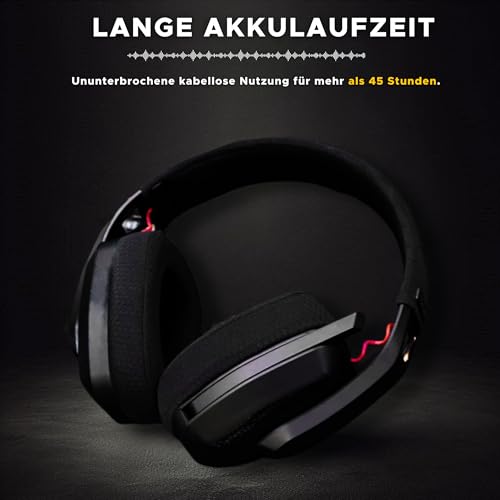 THE G-LAB - Korp Platinium - Kabelloses Gaming Headset Aufladbar PC/PS4/PS5 - Kabelloses Bluetooth / 2,4 GHz - Mit Hochwertigem Stereosound und Stabiler Verbindung - Neu Bild 3