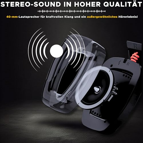THE G-LAB - Korp Platinium - Kabelloses Gaming Headset Aufladbar PC/PS4/PS5 - Kabelloses Bluetooth / 2,4 GHz - Mit Hochwertigem Stereosound und Stabiler Verbindung - Neu Bild 4