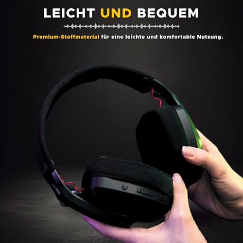 THE G-LAB - Korp Platinium - Kabelloses Gaming Headset Aufladbar PC/PS4/PS5 - Kabelloses Bluetooth / 2,4 GHz - Mit Hochwertigem Stereosound und Stabiler Verbindung - Neu Bild 5