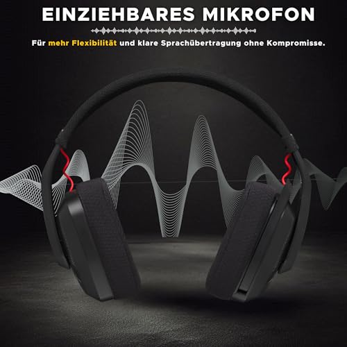 THE G-LAB - Korp Platinium - Kabelloses Gaming Headset Aufladbar PC/PS4/PS5 - Kabelloses Bluetooth / 2,4 GHz - Mit Hochwertigem Stereosound und Stabiler Verbindung - Neu Bild 6