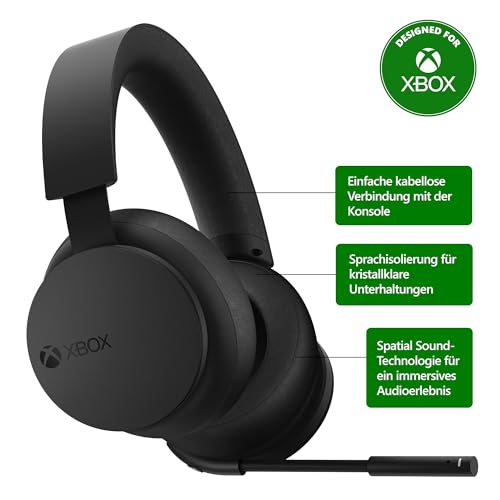 Xbox Wireless Headset: Kabelloses Headset – Kompatibel Series X|S, One und Windows-Geräten Bild 1