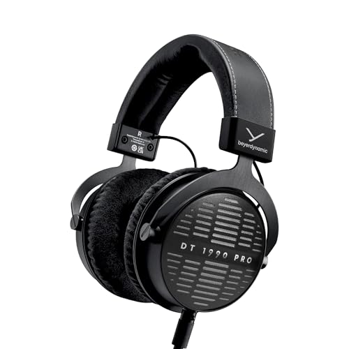 beyerdynamic DT 1990 PRO MKII Over-Ear-Studiokopfhörer mit offener Bauweise, steckbarem Kabel, präzisem Referenzklang für Mixing und Mastering, in schwarz Bild 1