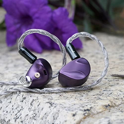 Sxhlseller In Ear Monitors Kopfhörer, HiFi Ohrhörer mit Kabel, 13 Mm Dual Cavity Dynamic Driver IEM Ohrhörer mit Abnehmbarem Kabel, Bass-, Normal- und Höhenmodi für Sänger, Musiker, (2.5) Bild 1