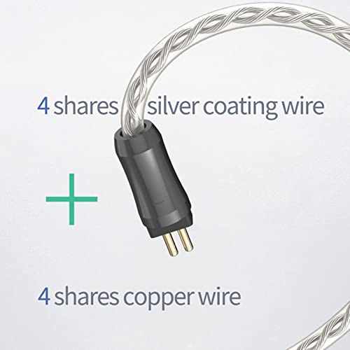 Sxhlseller In Ear Monitors Kopfhörer, HiFi Ohrhörer mit Kabel, 13 Mm Dual Cavity Dynamic Driver IEM Ohrhörer mit Abnehmbarem Kabel, Bass-, Normal- und Höhenmodi für Sänger, Musiker, (2.5) Bild 4