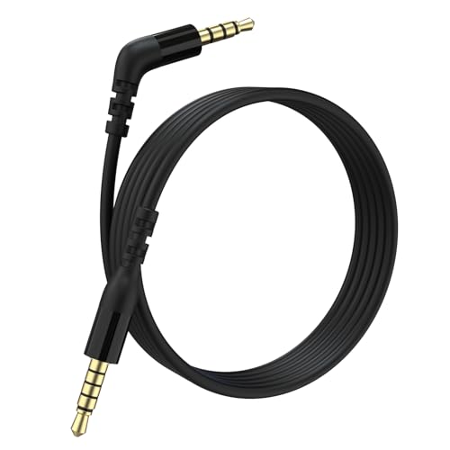 Ersatz-Audiokabel kompatibel mit SteelSeries Arctis Nova Pro, Arctis Nova 7 Gaming Headset (Schwarz/1,5 m) Bild 1