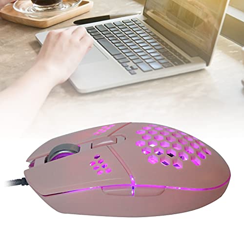 Topiky Ergonomische Kabelgebundene Gaming-Maus mit Lüfter, 4 Stufen Einstellbare DPI Bis zu 2000, Kabelgebundene Laptop-Gaming-Mäuse mit RGB-Lichtmodi für PC, Laptop, OS X Bild 3