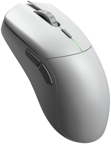 GLORIOUS Gaming Series 2 PRO Kabellose Gaming-Maus - Kompakt, Leichtgewicht: 55 g, Kabelloses Abtasten mit 8K, Sensor 26K, Optische Schalter, E-Sports-Maus, Fingerspitzen, Klauengriff - Weiß Bild 1
