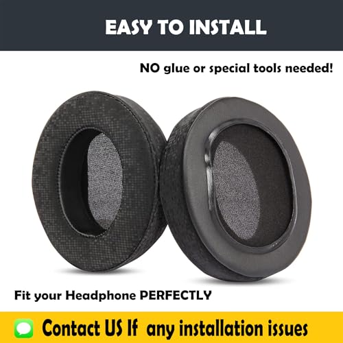 E900pro Ersatz Ohrpolster für EKSA E900 E900pro Gaming Headset Ersatz-Ohrpolster mit Proteinleder und Memory-Schaum Bild 6