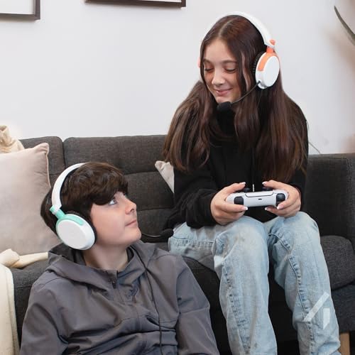 STEALTH C6-100 Gaming-Headset BURST Edition, Blaugrün, kompatibel mit aktuellen Konsolen, mit flexiblem Mikrofon, 3,5-mm-Klinkenstecker, 1,5 m Kabel, leicht, bequem und langlebig Bild 3