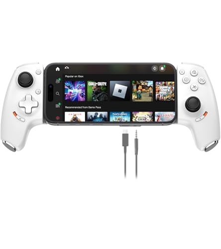 arVin Mobiler Gamepad-Controller für Android und iPhone 16/15 Serie (USB-C), unterstützt App-Tastenzuordnung, 3,5 mm Headset-Anschluss, Turbo, Makro-Taste, Hall-Joysticks, Cloud-Gaming, Streaming auf Bild 1