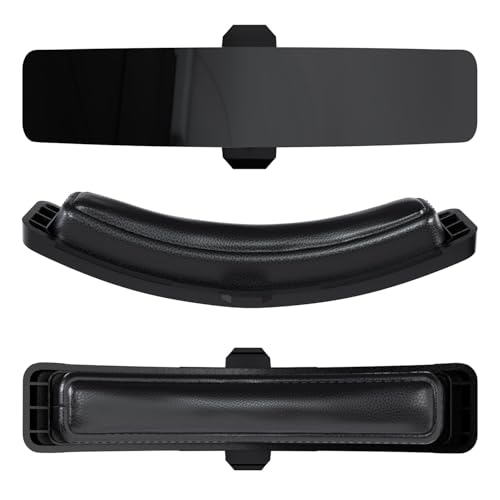 Stirnband Ersatz für Logitech G Astro A50 Gen 4 Kopfhörer von MMOBIEL – Protein PU Kopfbandpolster – Kopfhörer-Ersatzband - Headset Kopfkissen-Abdeckung Reparaturteil – Schwarz Bild 2