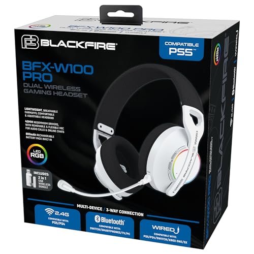 blackfire® Dual Wireless Headset BFX-W100 Pro Bild 2