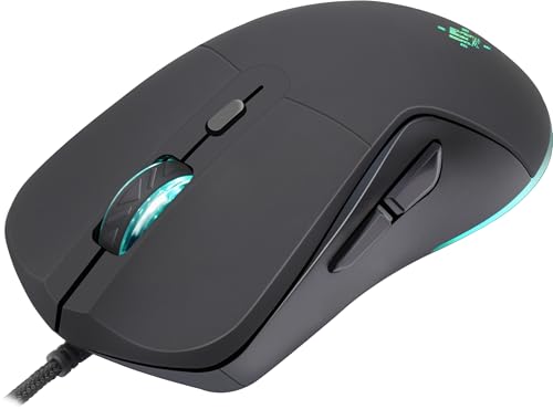 Defender Arga GM-049 - Gaming Maus kabelgebunden, RGB-Beleuchtung, 4 DPI-Stufen 1200–3600, 5 programmierbare Tasten, ergonomisch, optischer Sensor, beleuchtetes Scrollrad, inkl. Mauspad Bild 6