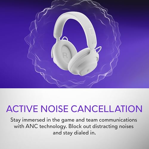 Alienware Pro Wireless Gaming Headset – kabelgebunden/kabellos, Bluetooth 5.3, 15 Minuten Schnellladung, Audioausgang 20 Hz, Akku-Sprechzeit (ANC an) bis zu 24 Stunden (Bluetooth), Mondlicht Bild 5