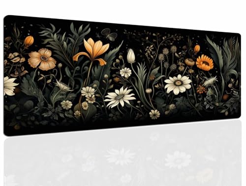 Mauspad Dunkel Gaming Mousepad XXL Mauspad Gaming 1400x800, Mousepads Wasserdicht Mauspads Anti-Rutsch, Schreibtischunterlage Mousepad Groß Mouse Maus Pad Mat, Gaming Desk Pad, Büro Deskmat 38 Bild 1