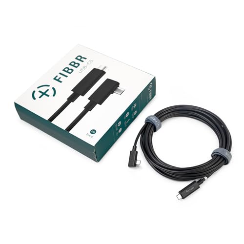 FIBBR Link Kabel 10M, 5Gbps USB C Hochwertiges Glasfaserkabel Kompatibel für Oculus/Meta Quest 3/Quest 2/Pro/Pico4, VR Headset Gaming, PC Spielen Bild 6