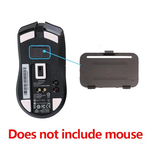 USB Empfänger Batterie Tür Gehäuse zurück Abdeckung unten Gehäuse für Razer Viper Ultimate Edition Gaming Maus (Schwarz) Bild 6