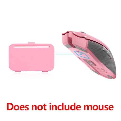 USB Empfänger Batterie Tür Gehäuse zurück Abdeckung unten Gehäuse für Razer Viper Ultimate Edition Gaming Maus (Rosa) Bild 5