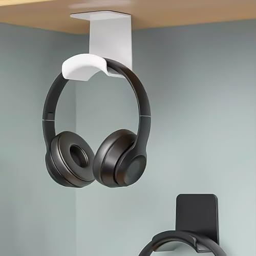 Kopfhörerständer-Halter – selbstklebender Gaming-Kopfhörer-Aufhänger, Kopfhörerhalter for den Schreibtisch, universeller Schreibtisch-Wandhalterungshaken Bild 5