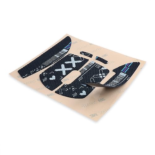 HUYUN Maus Seitenteile/Anti Schweiß Paste Grip Tape Ersatz für Logit G Pro X Superlight zweite Generation Wireless Gaming Maus (Muster schwarz) Bild 3