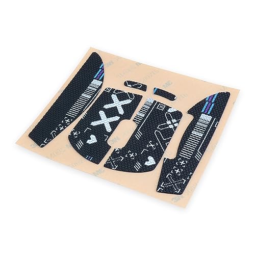 HUYUN Maus Seitenteile/Anti Schweiß Paste Grip Tape Ersatz für Logit G Pro X Superlight zweite Generation Wireless Gaming Maus (Muster schwarz) Bild 6