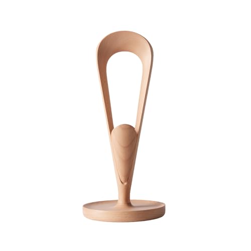 Kopfhörerständer, gebogener Headset-Ständer mit Ablagefach und Spulenwickler, Kopfhörerhalter-Ausstellungsständer(Beech) Bild 1