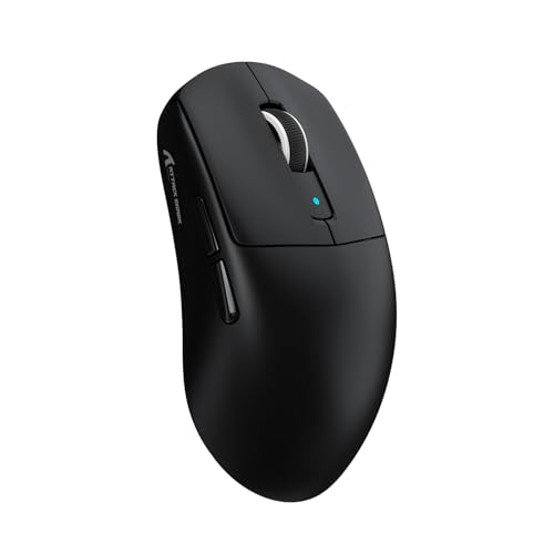 MAMBASNAKE x ATTACK SHARK R6 39g Superlight Maus, PixArt PAW3950MAX Sensor, 8K Wireless Gaming Mouse, MCU Nodic 52840, BT/2.4G/Wired, DPI 42000, für Win11/Xbox/PS/Mac - Black Bild 1