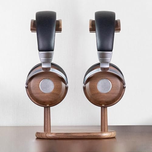 Headset-Ständer for den Schreibtisch, Dual-Kopfhörerständer, Desktop-Kopfhörerständer, universeller Kopfhörerhalter for die meisten Musik-Gaming-Headsets(Beech) Bild 3