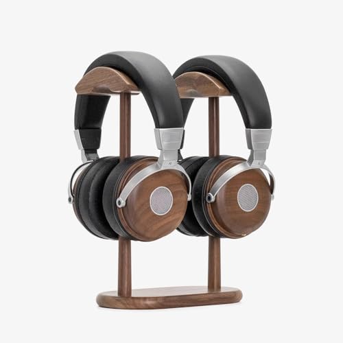 Headset-Ständer for den Schreibtisch, Dual-Kopfhörerständer, Desktop-Kopfhörerständer, universeller Kopfhörerhalter for die meisten Musik-Gaming-Headsets(Beech) Bild 4