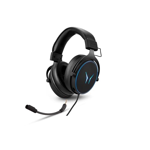 ERAZER Mage P20 Gaming Headset (240cm Kabel, Over Ear, Flexibles & abnehmbares Mikrofon, Fernbedienung, RGB Beleuchtung, 3,5mm Audio, USB, ES9260Q Soundchip) Bild 1