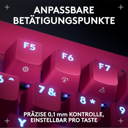 Logitech G PRO X 2 Lightspeed Wireless Gaming Headset, Bluetooth, USB, 3.5 mm + PRO X TKL Rapid Tenkeyless kabelgebundene Gaming Tastatur, magnetischen Analogschaltern, Rapid Trigger, RGB, PC- Rosa Bild 6