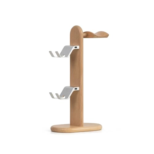 Kopfhörerständer for den Schreibtisch, Headset-Ständer und langlebiger Headset-Halter, Premium-Schreibtisch-Organizer for Gaming- und Büro-Kopfhörer(White) Bild 1