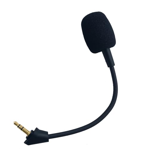 Ersatz-Mikrofon Boom Mic Kompatibel mit HyperX Cloud Alpha Cloud Alpha S Pro Gaming Kopfhörer für PS4 Xbox One Computer PC Geräuschreduzierung, Flexibel Microphone 3,5 mm Jack Bild 1